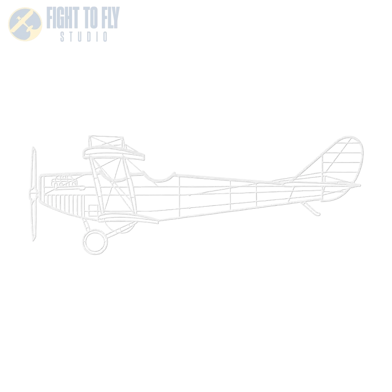 JN-4A Jenny Die Cut Metal Wall Art - Sign - Pilot gifts - WWII warbird t-shirt