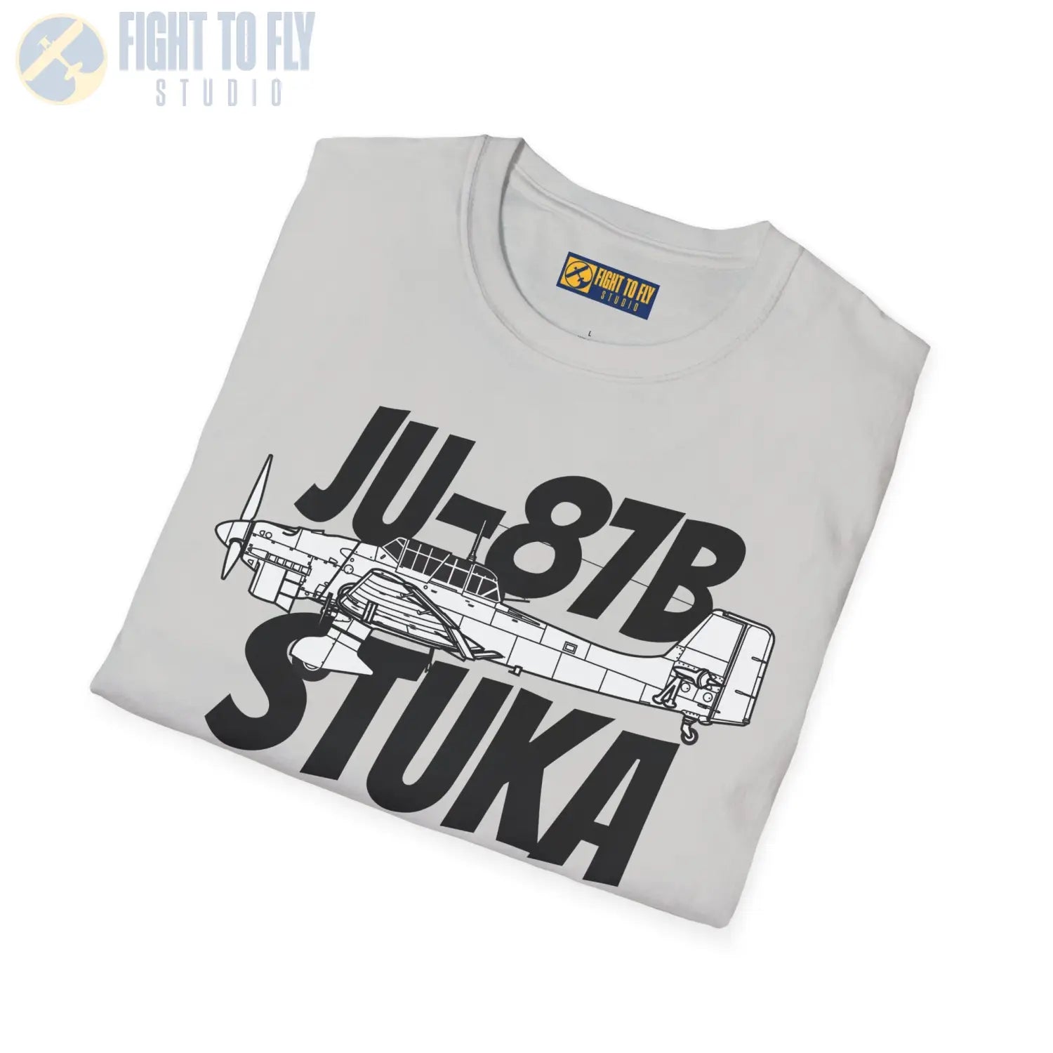 Ju-87B Stuka Side Profile T-Shirt - Pilot gifts - WWII warbird t-shirt