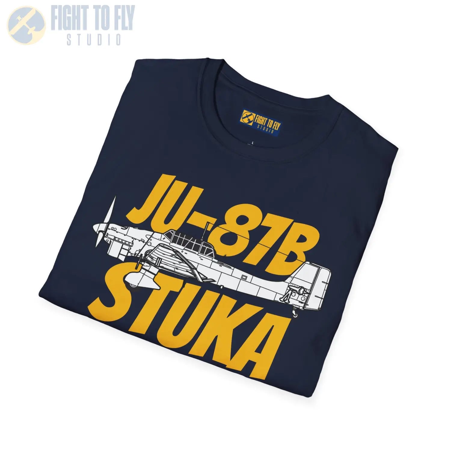 Ju-87B Stuka Side Profile T-Shirt - Pilot gifts - WWII warbird t-shirt