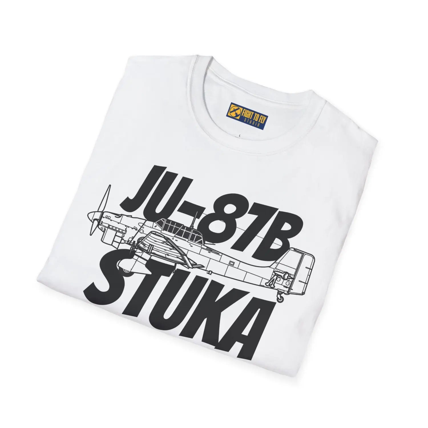Ju-87B Stuka Side Profile T-Shirt - Pilot gifts - WWII warbird t-shirt