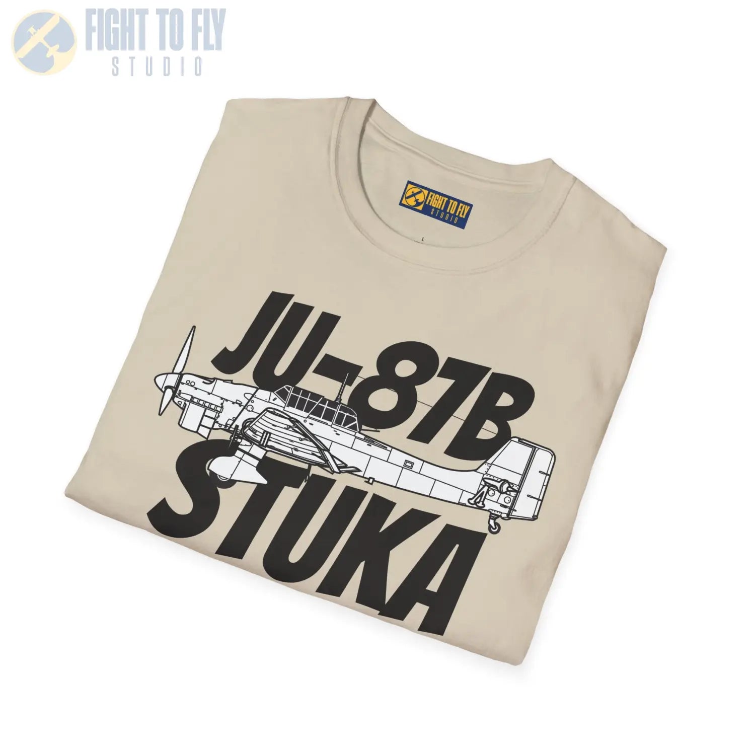 Ju-87B Stuka Side Profile T-Shirt - Pilot gifts - WWII warbird t-shirt