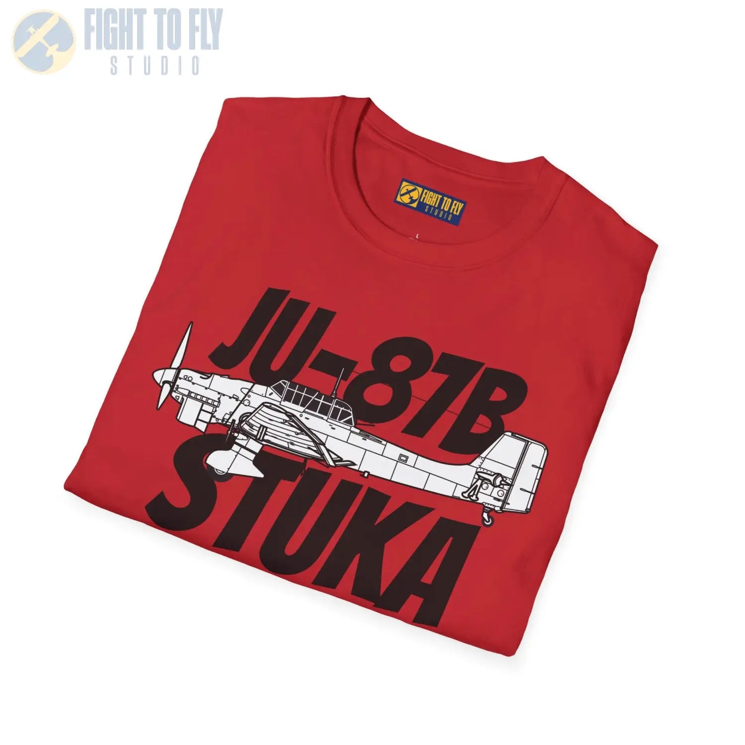 Ju-87B Stuka Side Profile T-Shirt - Pilot gifts - WWII warbird t-shirt