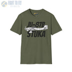 Ju-87B Stuka Side Profile T-Shirt - Pilot gifts - WWII warbird t-shirt