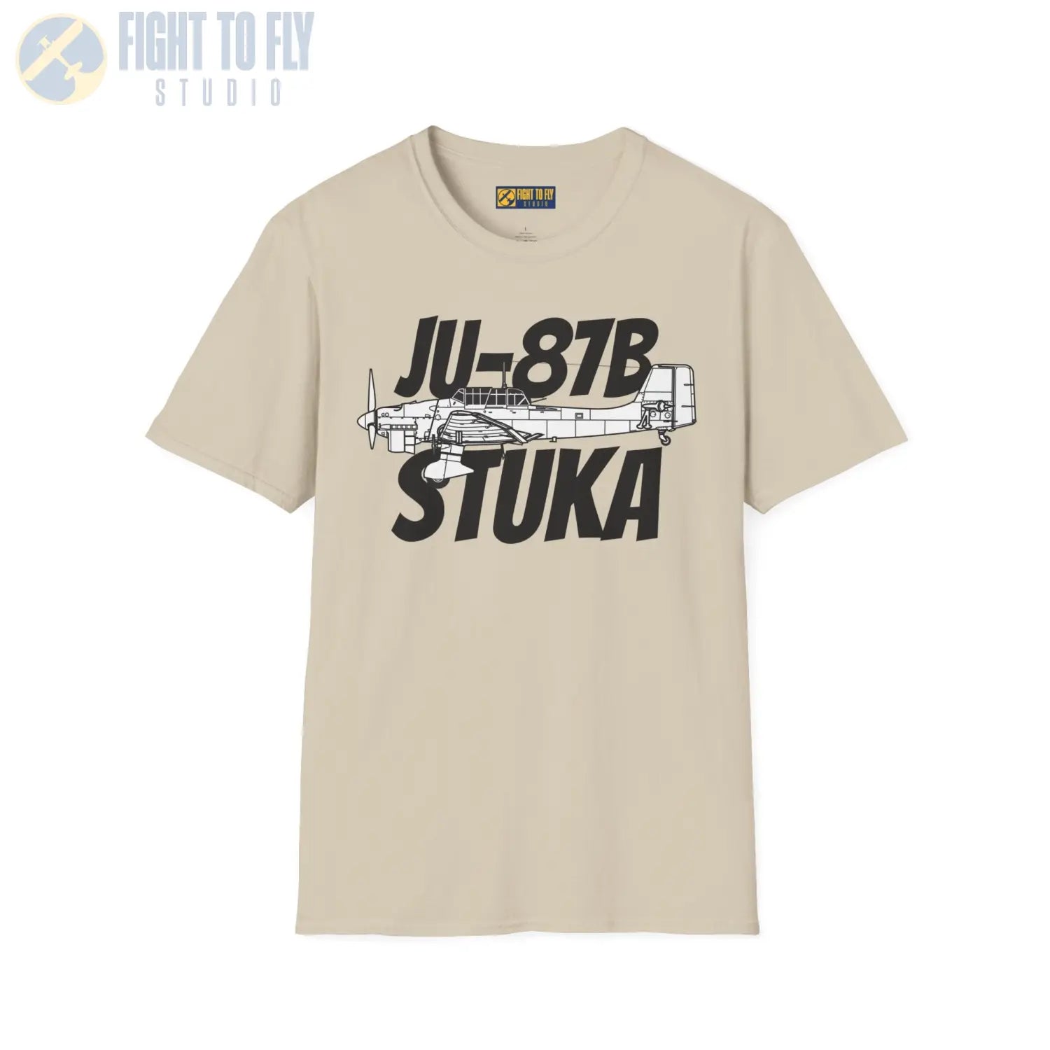 Ju-87B Stuka Side Profile T-Shirt - Pilot gifts - WWII warbird t-shirt