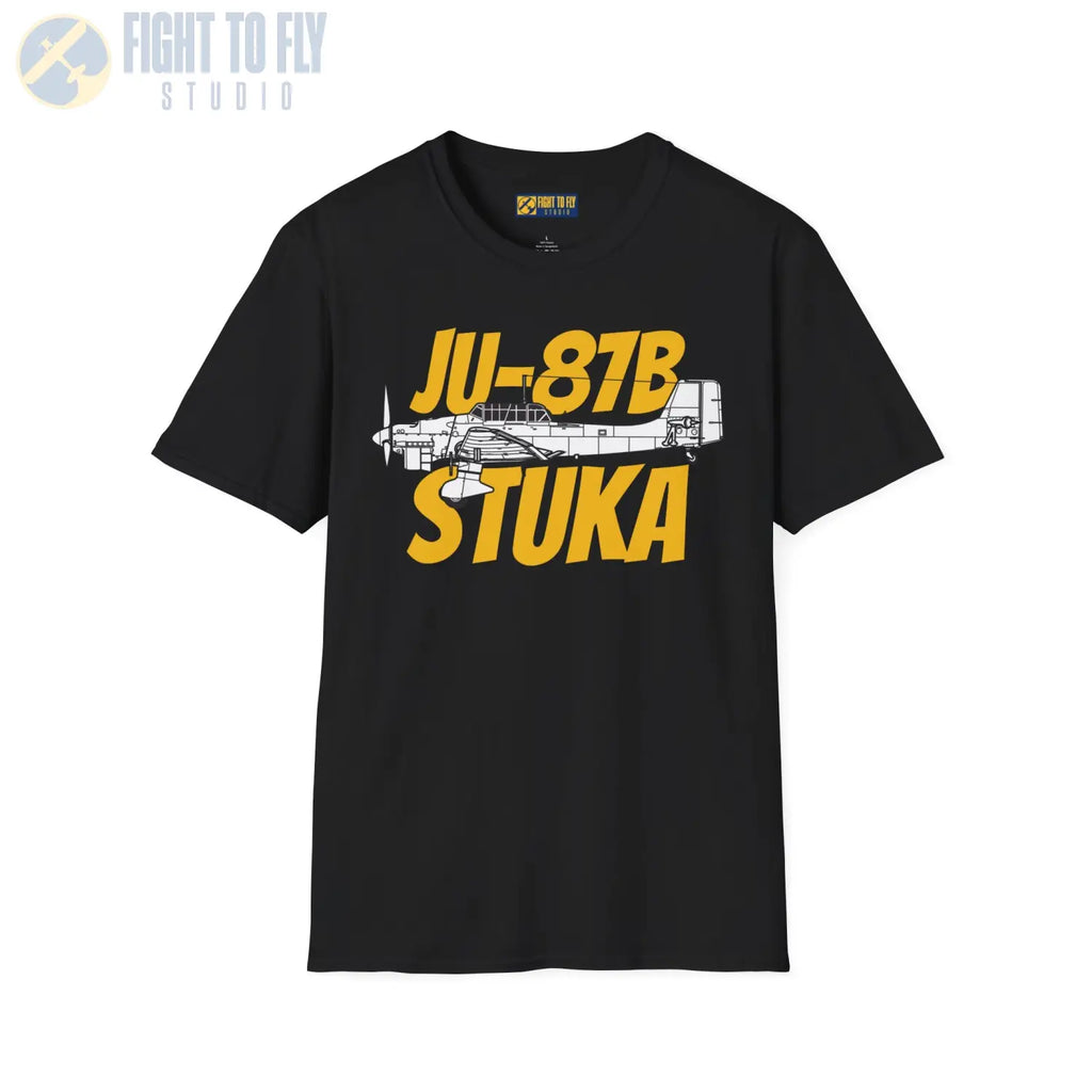 Ju-87B Stuka Side Profile T-Shirt - Pilot gifts - WWII warbird t-shirt