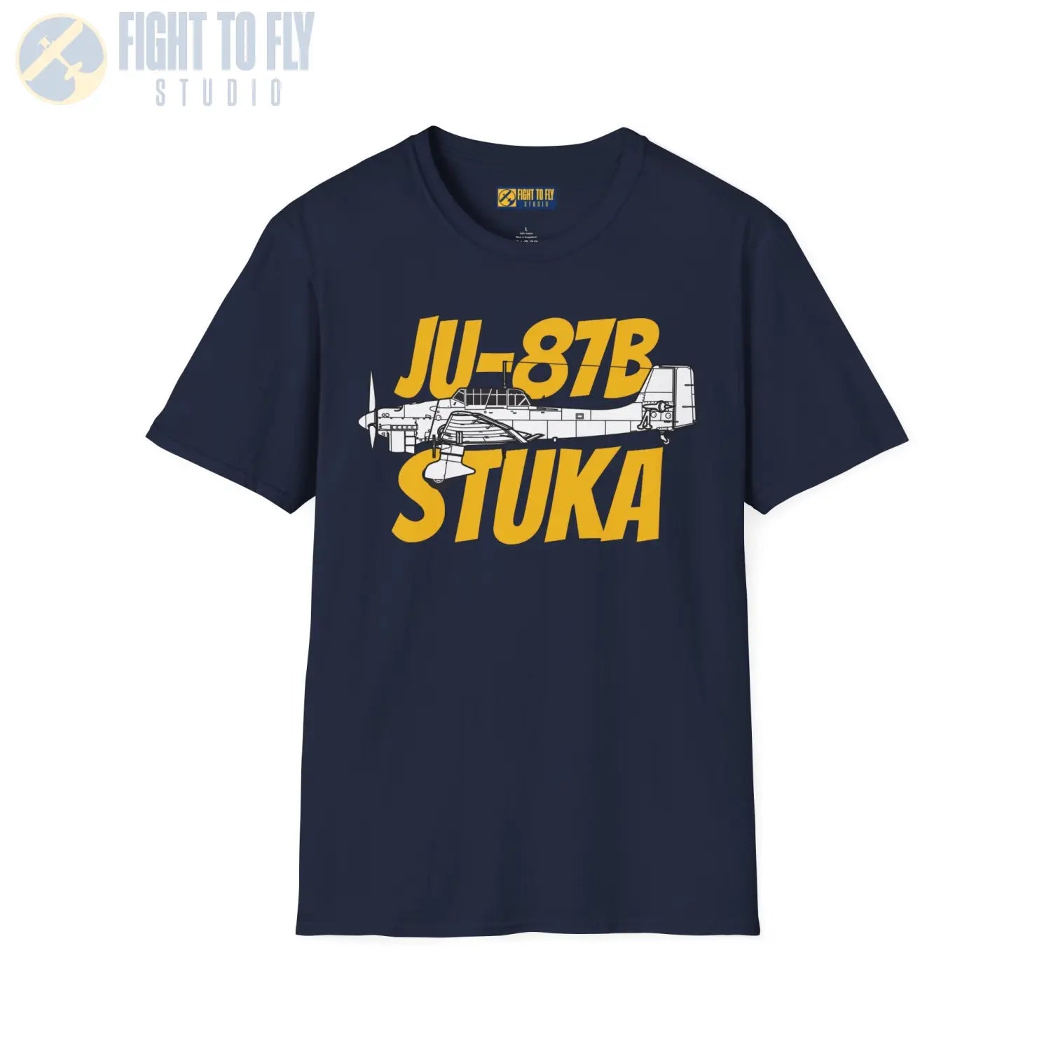 Ju-87B Stuka Side Profile T-Shirt - Pilot gifts - WWII warbird t-shirt