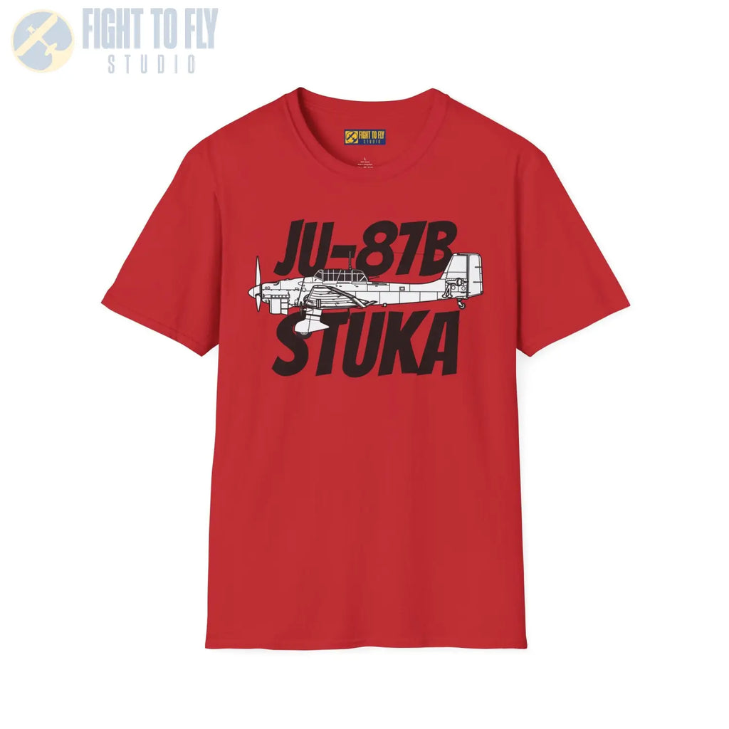 Ju-87B Stuka Side Profile T-Shirt - Pilot gifts - WWII warbird t-shirt