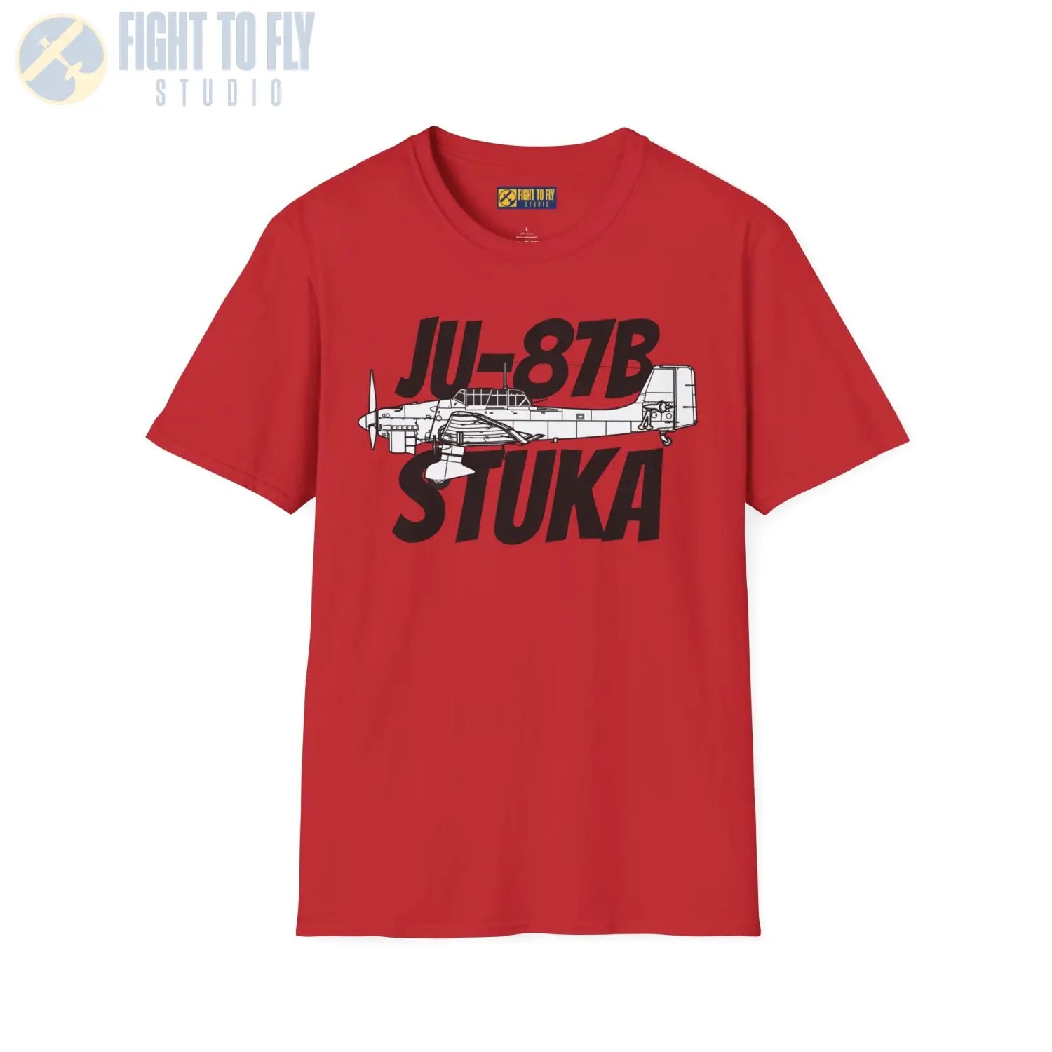 Ju-87B Stuka Side Profile T-Shirt - Pilot gifts - WWII warbird t-shirt
