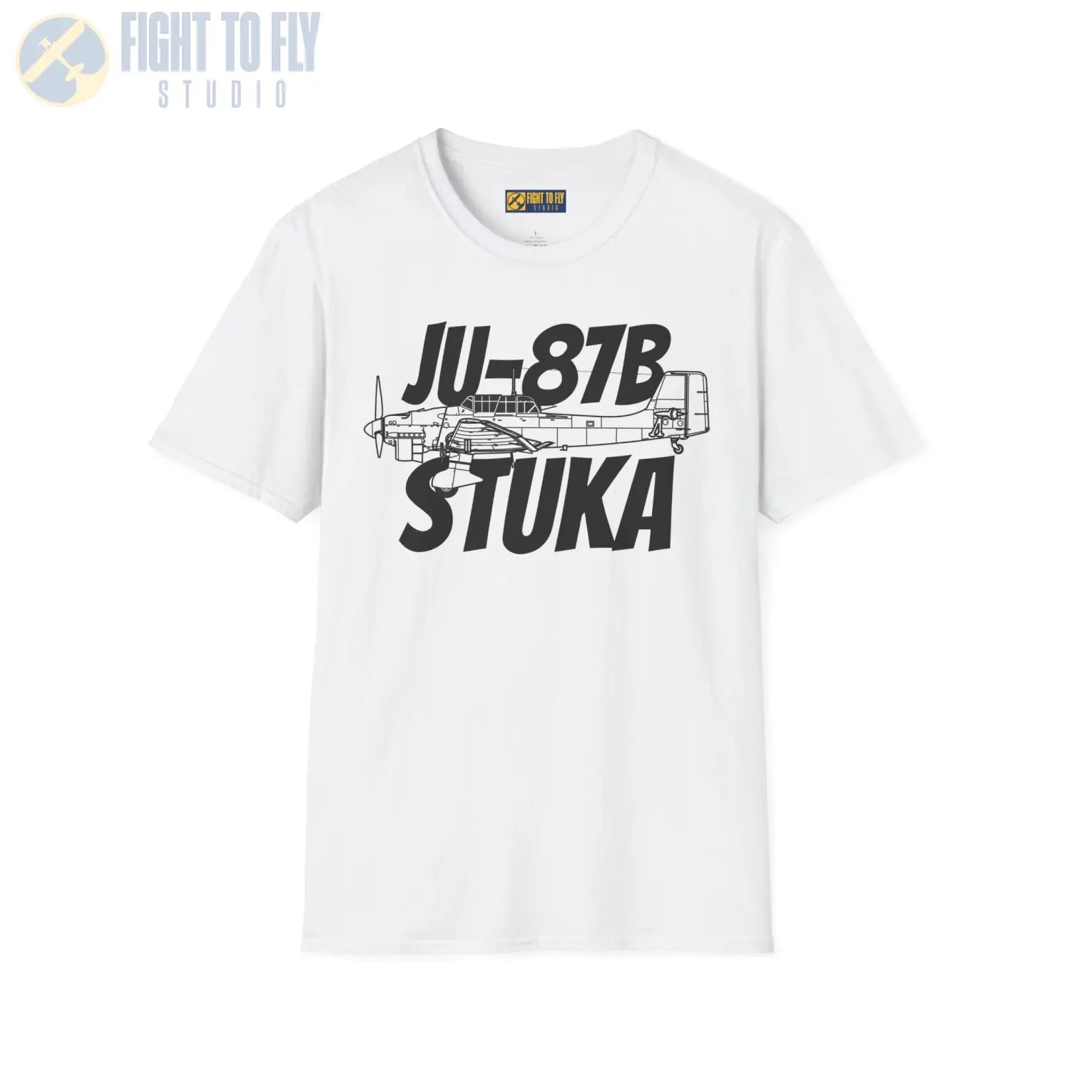 Ju-87B Stuka Side Profile T-Shirt - Pilot gifts - WWII warbird t-shirt