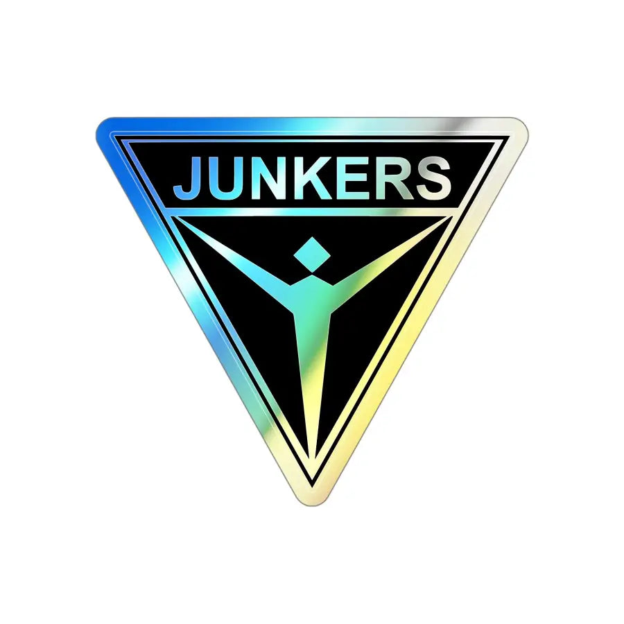 Junkers Holographic Die-Cut Stickers - Paper products - Pilot gifts - WWII warbird t-shirt