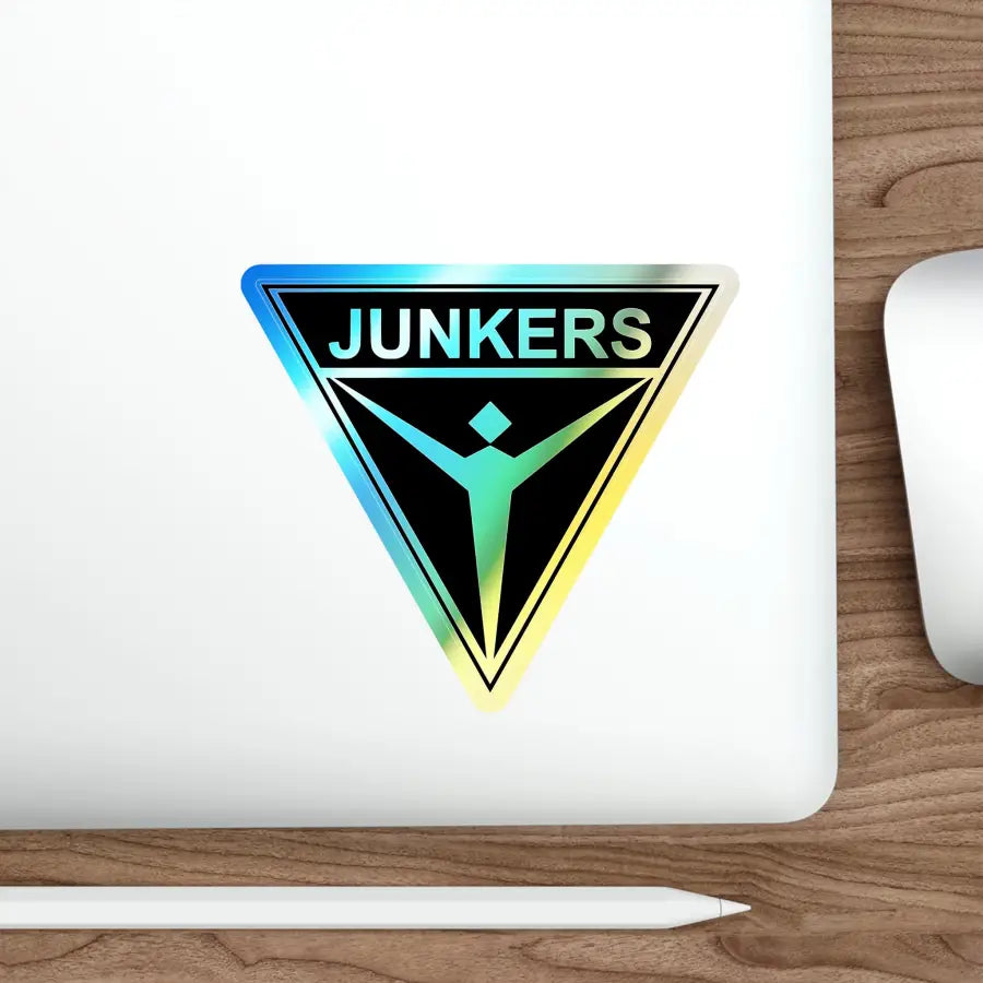 Junkers Holographic Die-Cut Stickers - Paper products - Gifts for pilots - Aviation apparel