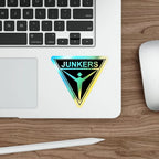 Junkers Holographic Die-Cut Stickers - Paper products - Pilot gifts - WWII warbird t-shirt