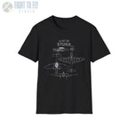 Junkers Ju-87 B-2 Stuka — T-shirt - T-Shirt - Pilot gifts - WWII warbird t-shirt