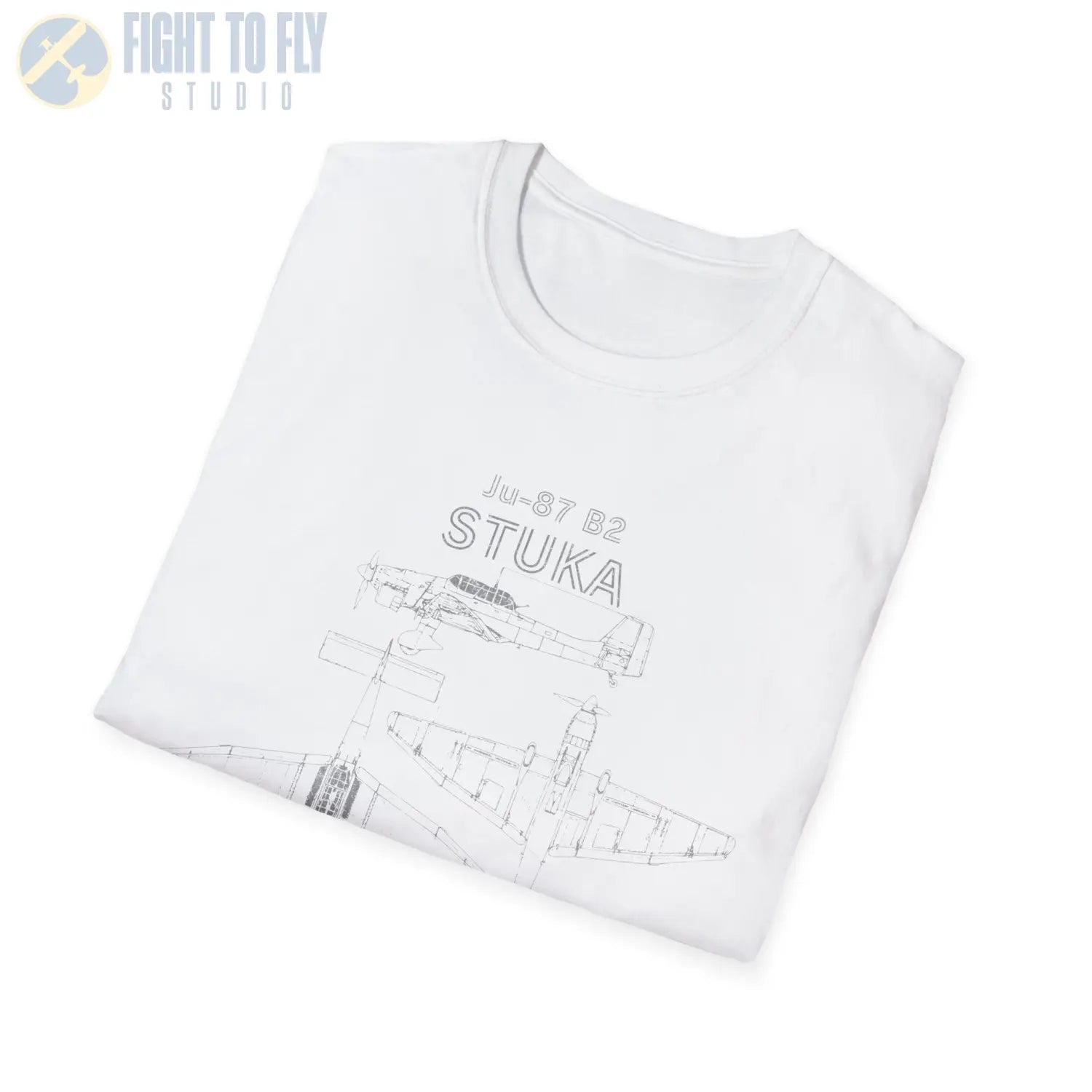 Junkers Ju-87 B-2 Stuka — T-shirt - T-Shirt - Pilot gifts - WWII warbird t-shirt