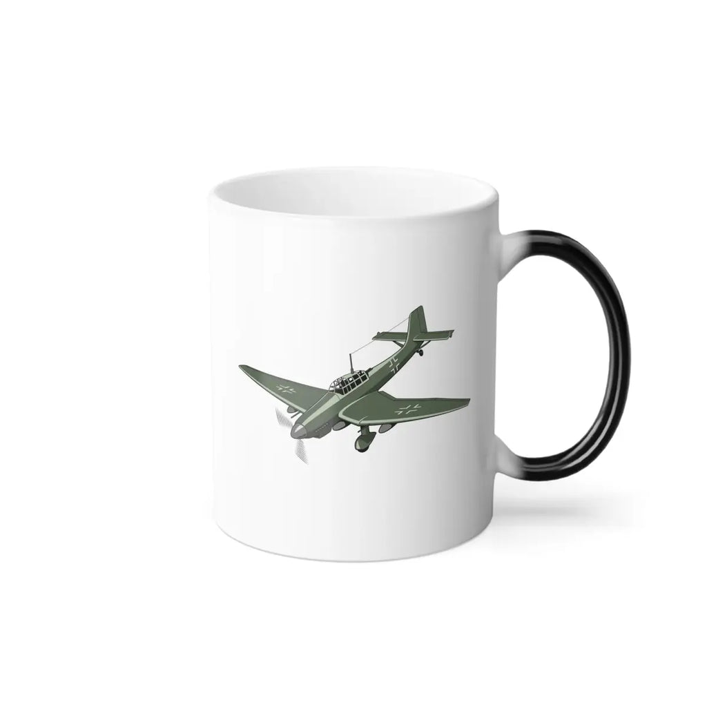 Junkers Ju 87 Stuka – WWII Aircraft Mug (Color Changing) - Gifts for pilots - Aviation apparel