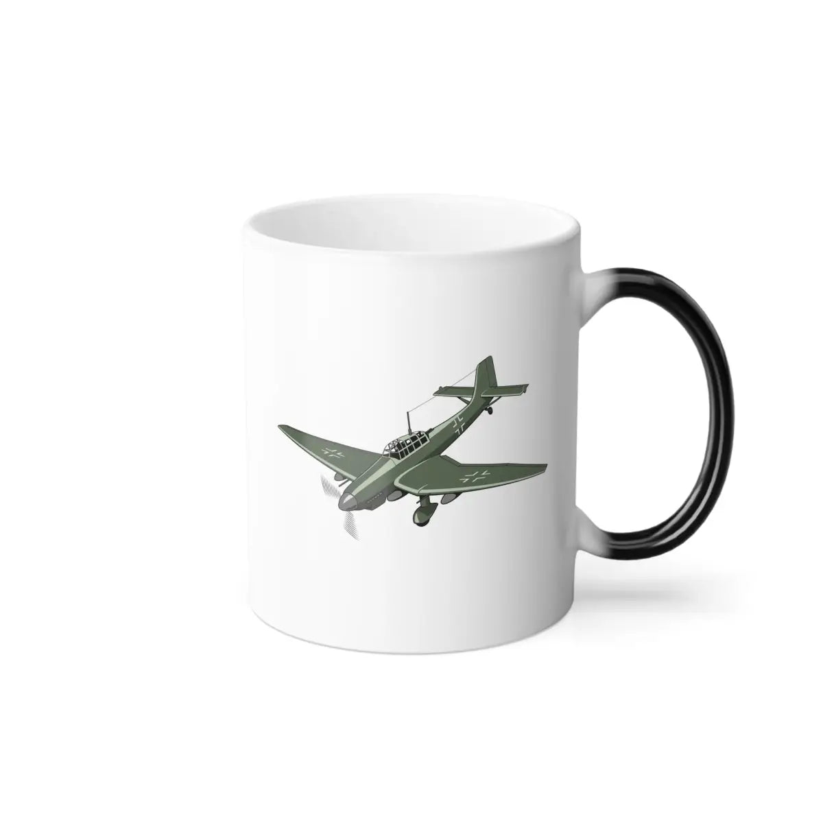 Junkers Ju 87 Stuka – WWII Aircraft Mug (Color Changing) - Pilot gifts - warbird t-shirt