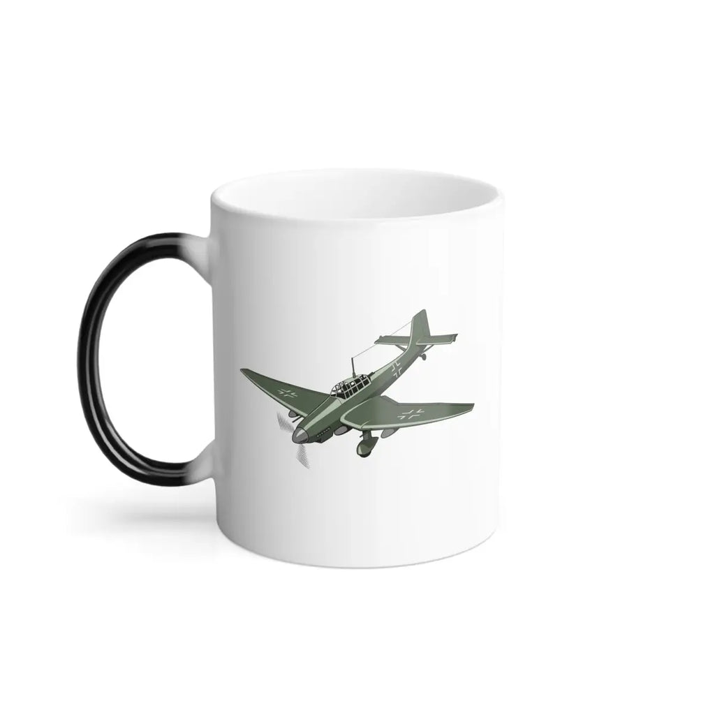 Junkers Ju 87 Stuka – WWII Aircraft Mug (Color Changing) - Gifts for pilots - Aviation apparel