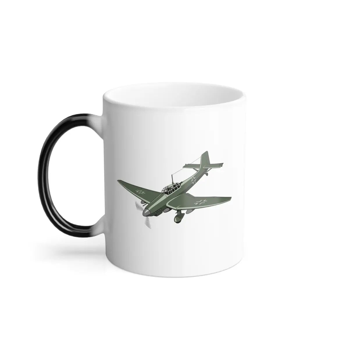 Junkers Ju 87 Stuka – WWII Aircraft Mug (Color Changing) - Pilot gifts - warbird t-shirt