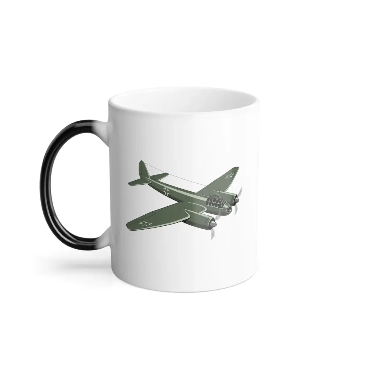 Junkers Ju 88 – WWII Aircraft Mug (Color Changing) - Pilot gifts - warbird t-shirt