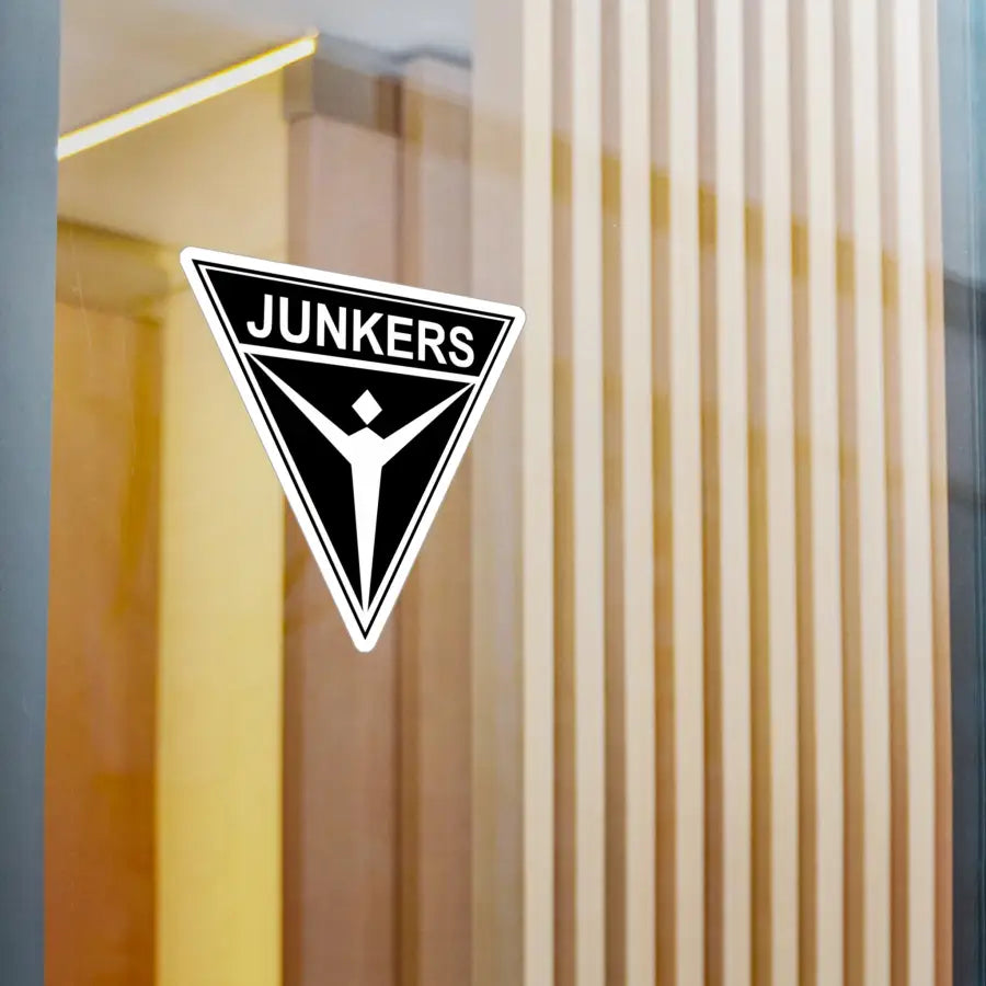 Junkers Logo Kiss-Cut Vinyl Decal - Paper products - Gifts for pilots - Aviation apparel