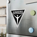 Junkers Logo Kiss-Cut Vinyl Decal - Paper products - Pilot gifts - WWII warbird t-shirt