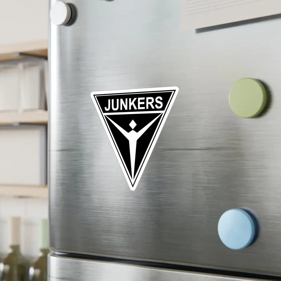 Junkers Logo Kiss-Cut Vinyl Decal - Paper products - Pilot gifts - WWII warbird t-shirt