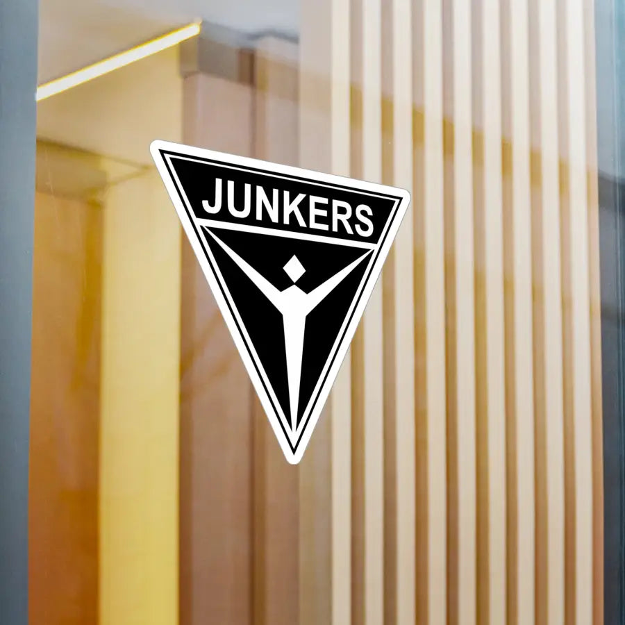 Junkers Logo Kiss-Cut Vinyl Decal - Paper products - Gifts for pilots - Aviation apparel