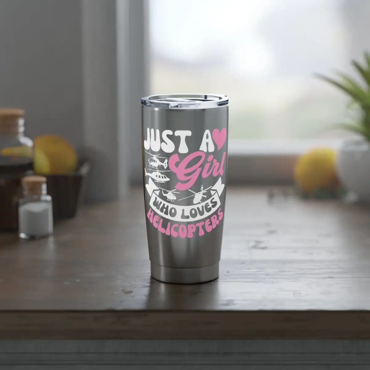 Just a Girl Who Loves Helicopters - Mug - Pilot gifts - WWII warbird t-shirt