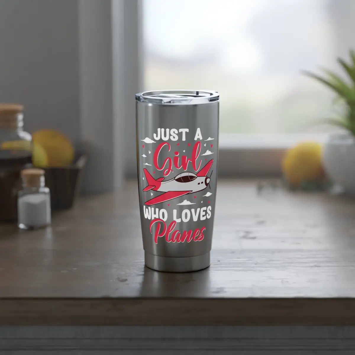 Just a Girl Who Loves Planes - Mug - Pilot gifts - WWII warbird t-shirt