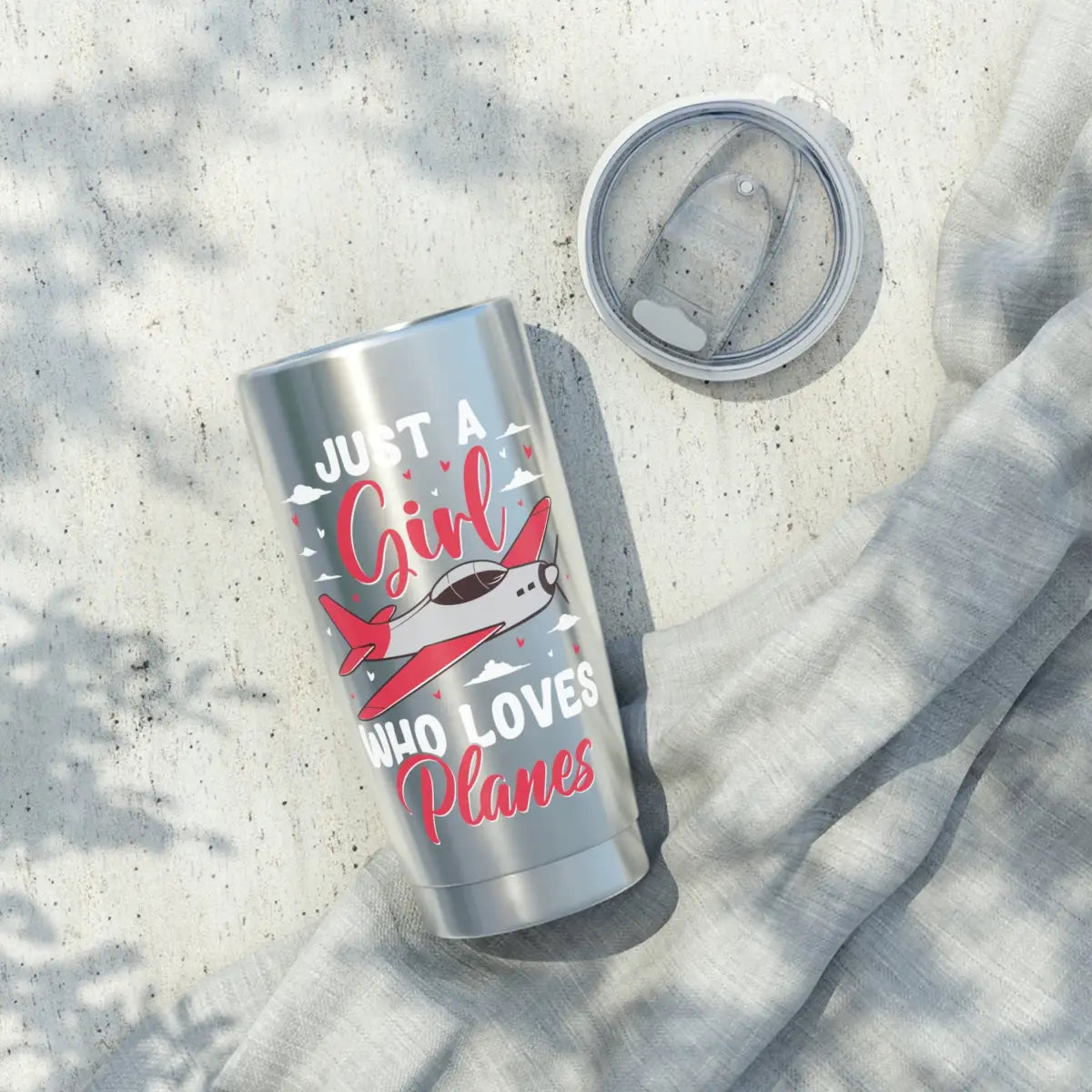 Just a Girl Who Loves Planes - Mug - Pilot gifts - WWII warbird t-shirt