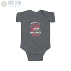 Just a Girl Who Loves Planes – Propeller Plane Baby Onesie - Kids clothes - Pilot gifts - WWII warbird t-shirt