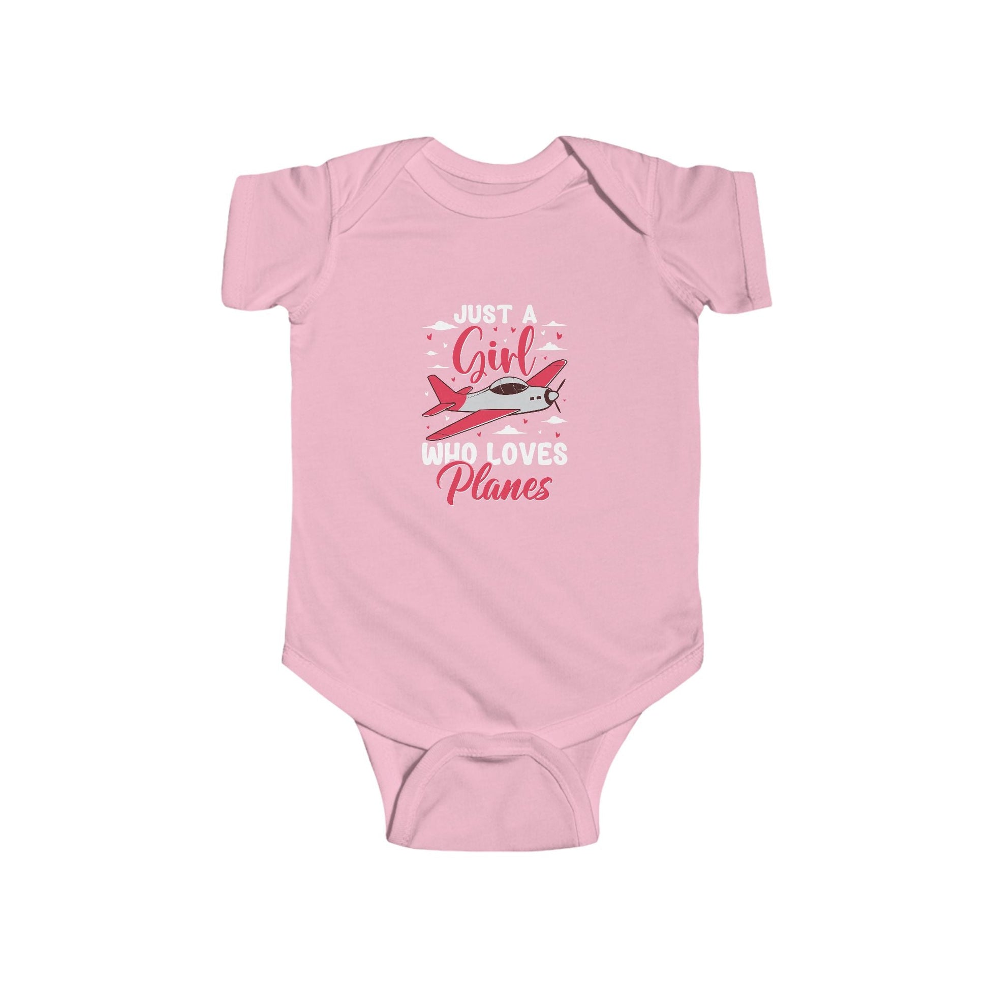 Just a Girl Who Loves Planes – Propeller Plane Baby Onesie - Kids clothes - Gifts for pilots - Aviation apparel