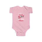 Just a Girl Who Loves Planes – Propeller Plane Baby Onesie - Kids clothes - Pilot gifts - WWII warbird t-shirt