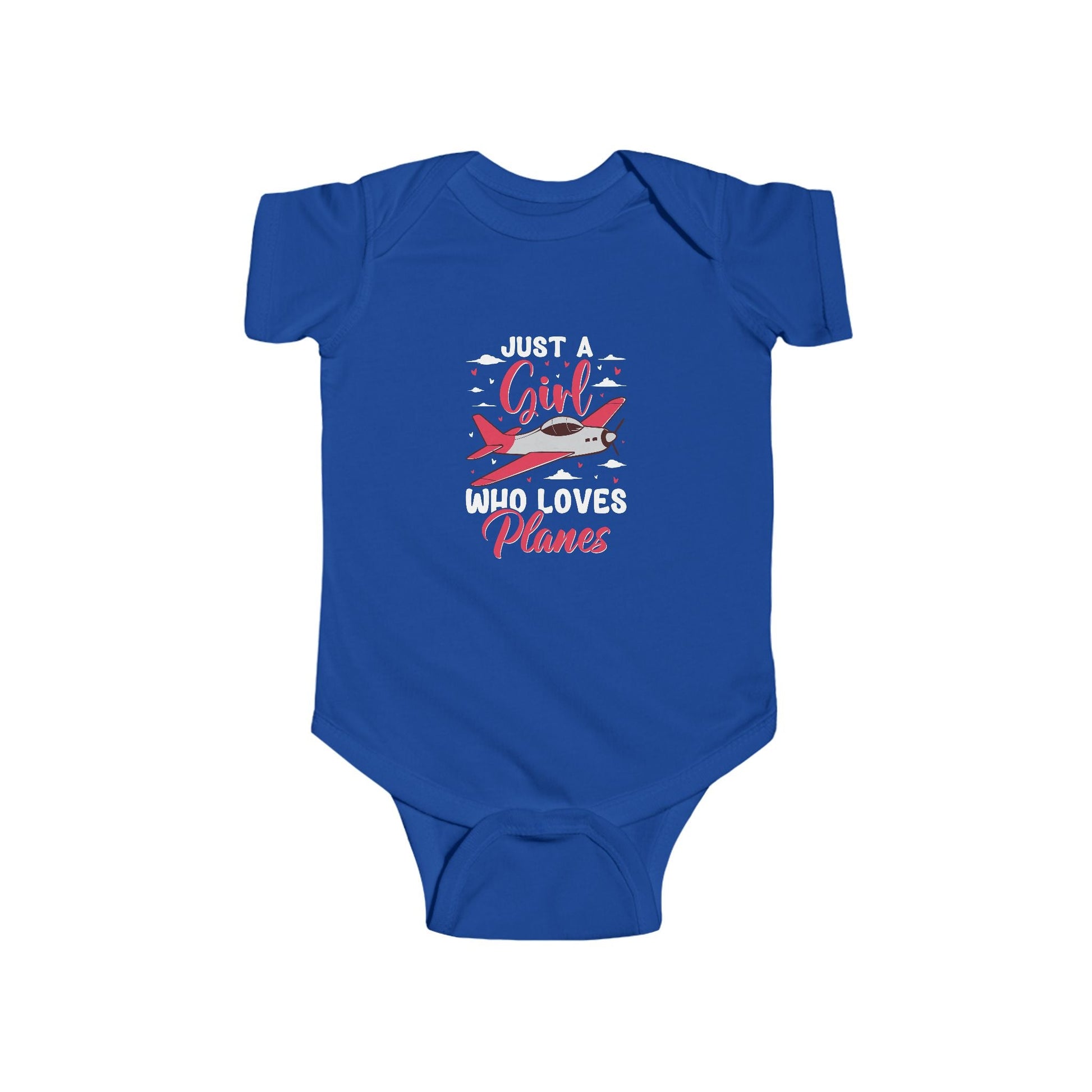 Just a Girl Who Loves Planes – Propeller Plane Baby Onesie - Kids clothes - Gifts for pilots - Aviation apparel