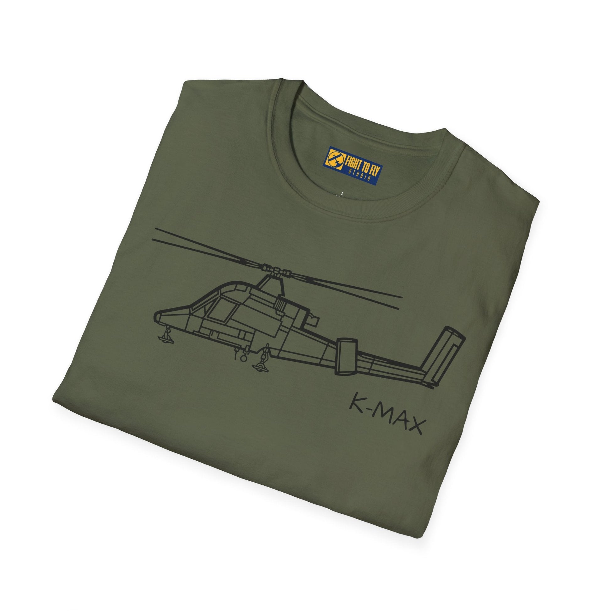 K-MAX T-Shirt – Intermeshing Rotor Utility Helicopter Aviation Tee - Pilot gifts - WWII warbird t-shirt