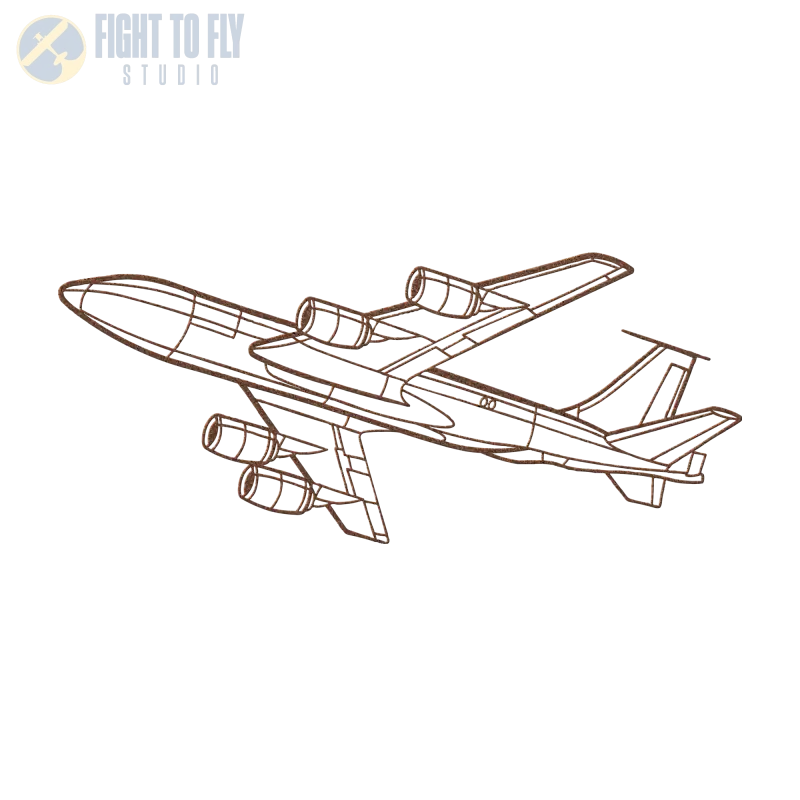 KC-135 Flight Die Cut Metal Wall Art - Sign - Pilot gifts - WWII warbird t-shirt