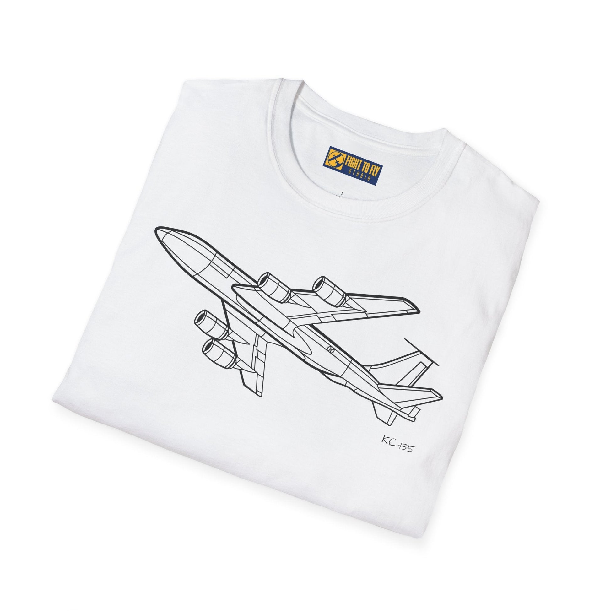 KC-135 In Flight T-Shirt – Stratotanker Air Refueling Jet Overhead Aviation Tee - Pilot gifts - WWII warbird t-shirt