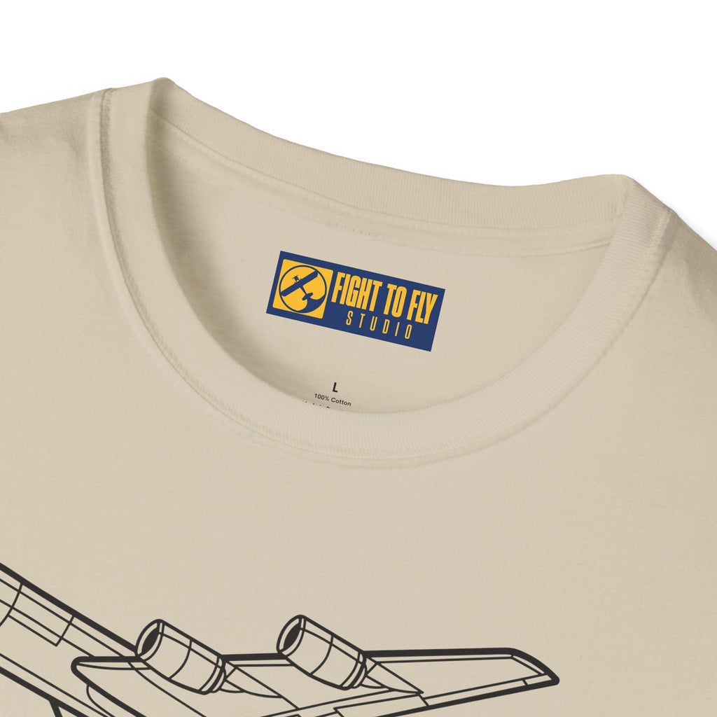 KC-135 In Flight T-Shirt – Stratotanker Air Refueling Jet Overhead Aviation Tee - Pilot gifts - WWII warbird t-shirt