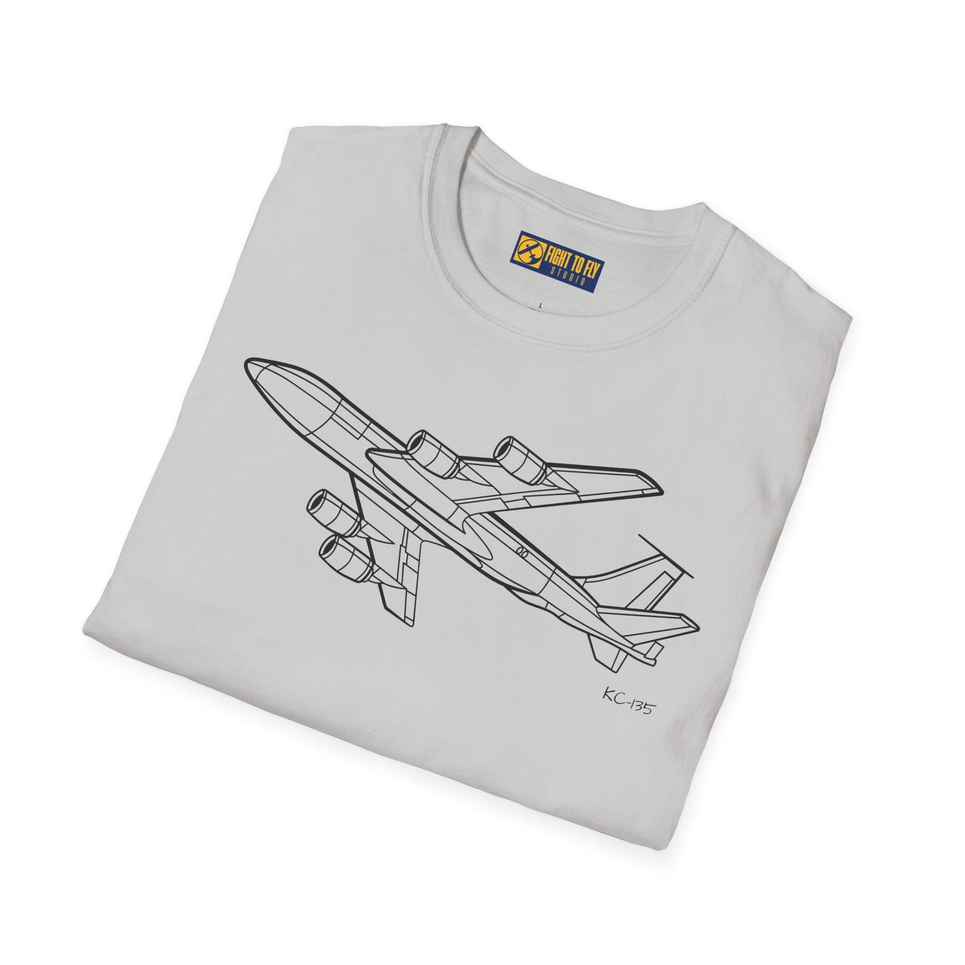 KC-135 In Flight T-Shirt – Stratotanker Air Refueling Jet Overhead Aviation Tee - Pilot gifts - WWII warbird t-shirt