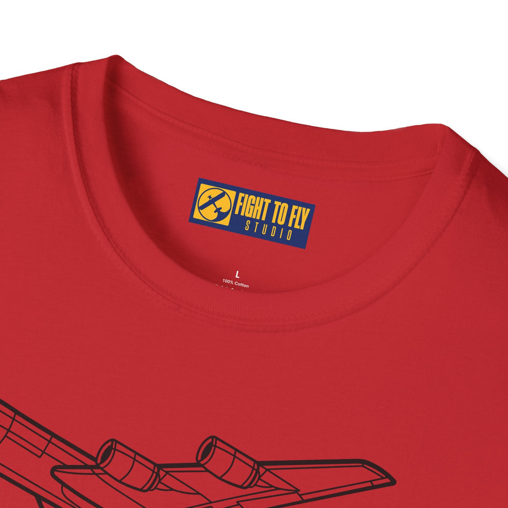 KC-135 In Flight T-Shirt – Stratotanker Air Refueling Jet Overhead Aviation Tee - Pilot gifts - WWII warbird t-shirt