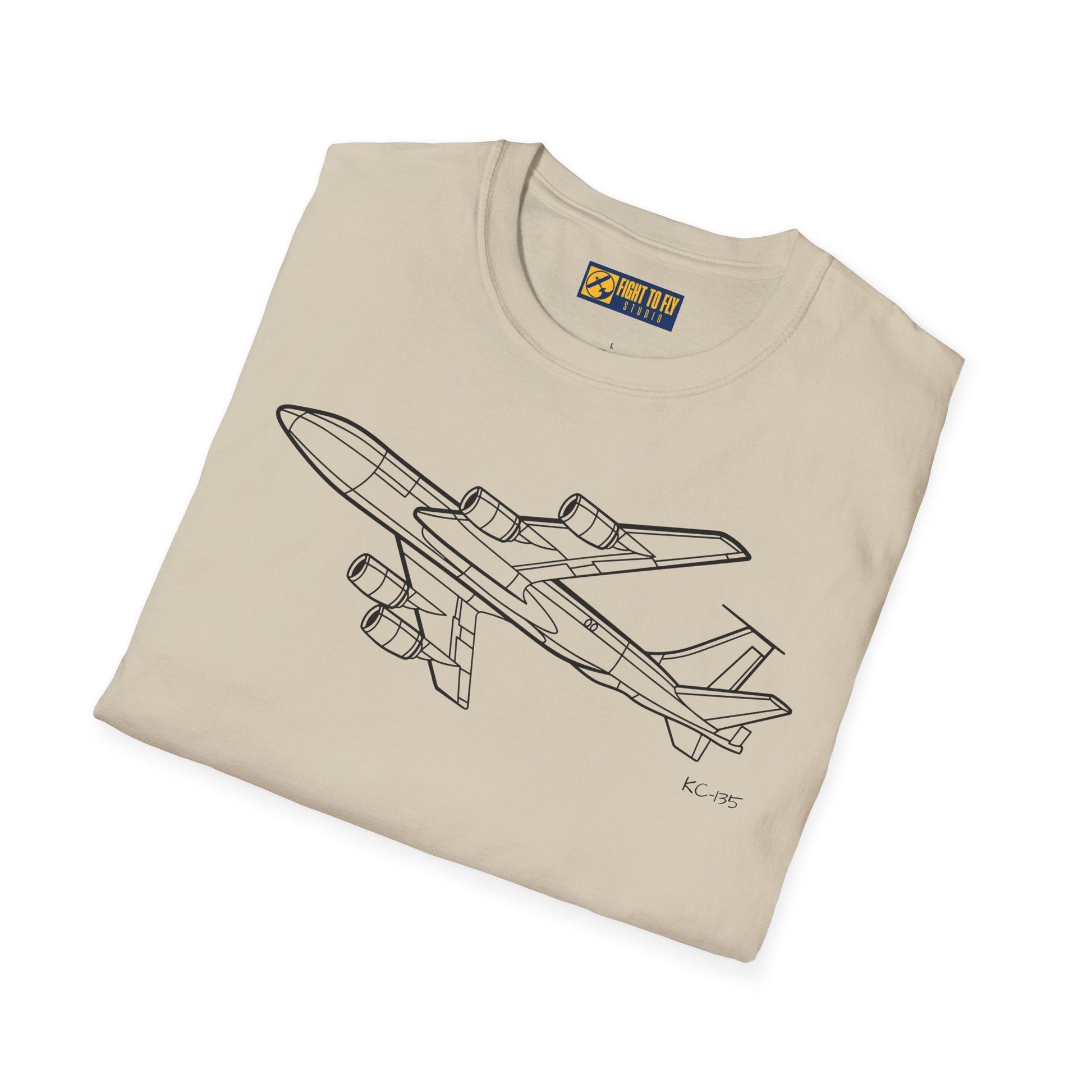KC-135 In Flight T-Shirt – Stratotanker Air Refueling Jet Overhead Aviation Tee - Pilot gifts - WWII warbird t-shirt