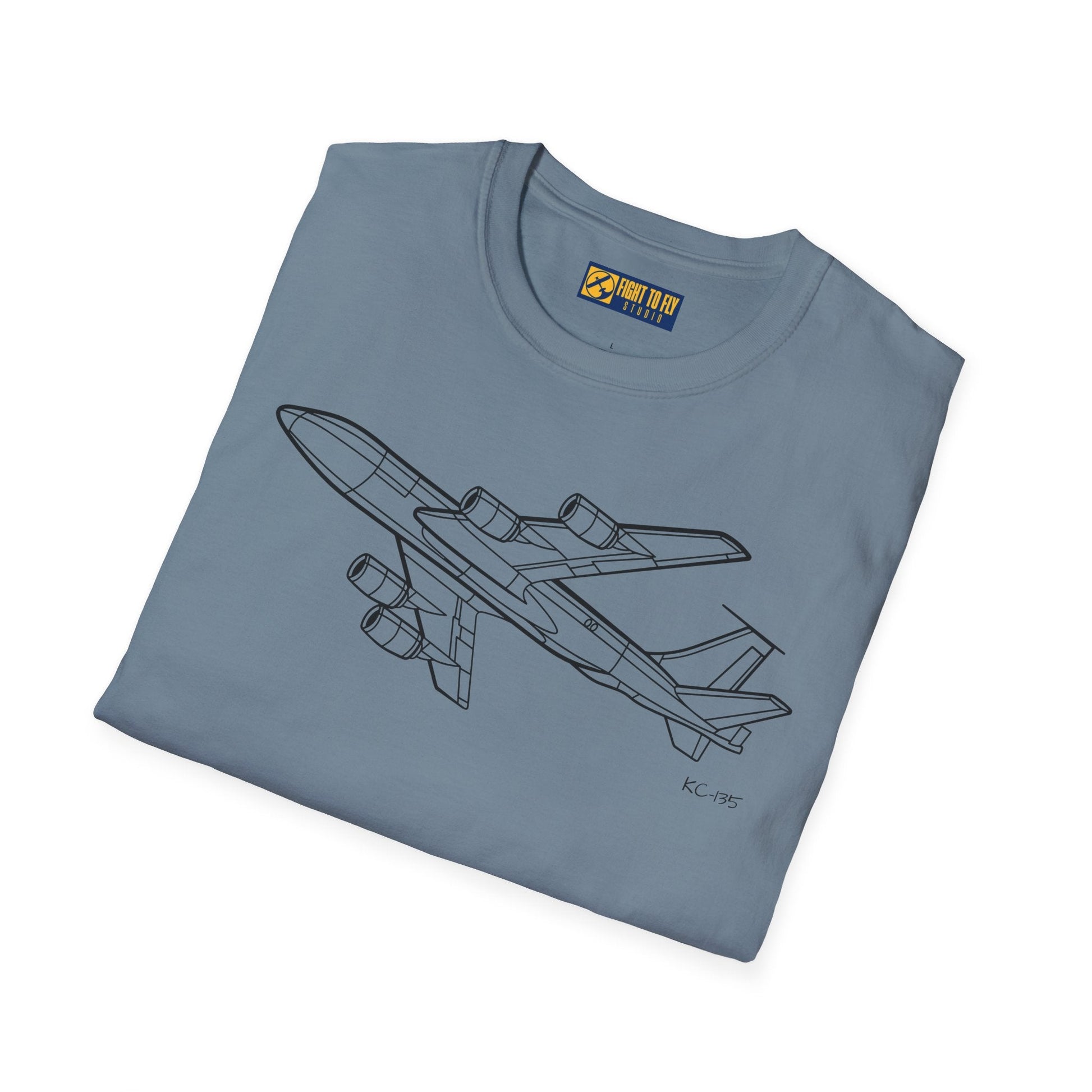 KC-135 In Flight T-Shirt – Stratotanker Air Refueling Jet Overhead Aviation Tee - Pilot gifts - WWII warbird t-shirt