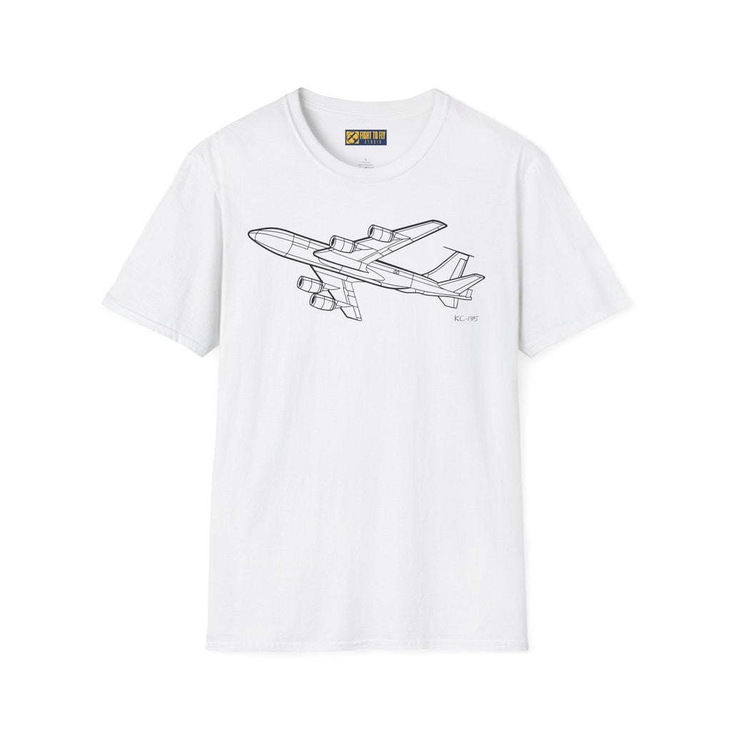 KC-135 In Flight T-Shirt – Stratotanker Air Refueling Jet Overhead Aviation Tee - Pilot gifts - WWII warbird t-shirt