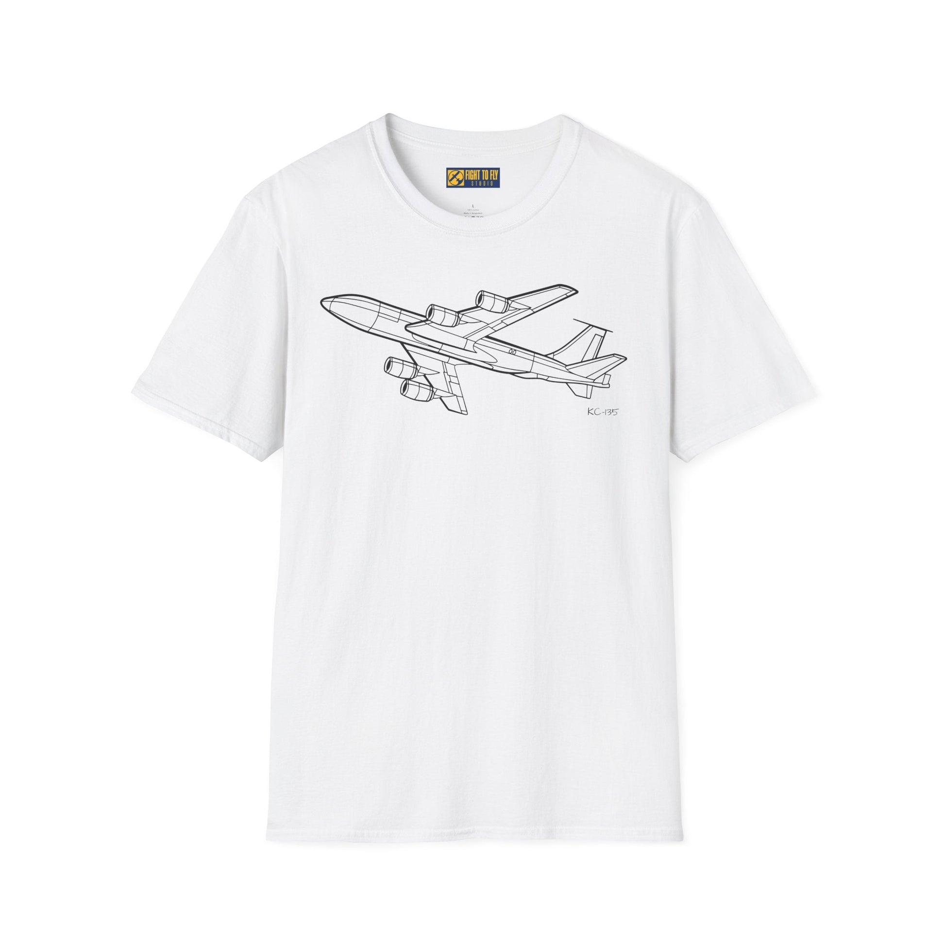 KC-135 In Flight T-Shirt – Stratotanker Air Refueling Jet Overhead Aviation Tee - Pilot gifts - WWII warbird t-shirt
