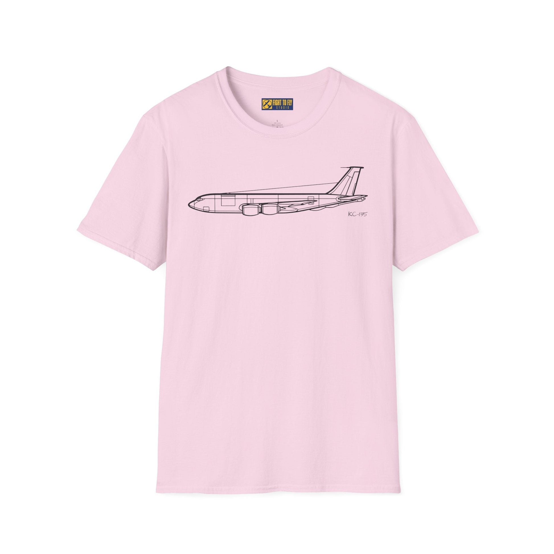 KC-135 T-Shirt – Stratotanker Refueling Jet Side Profile Aviation Tee - Pilot gifts - WWII warbird t-shirt