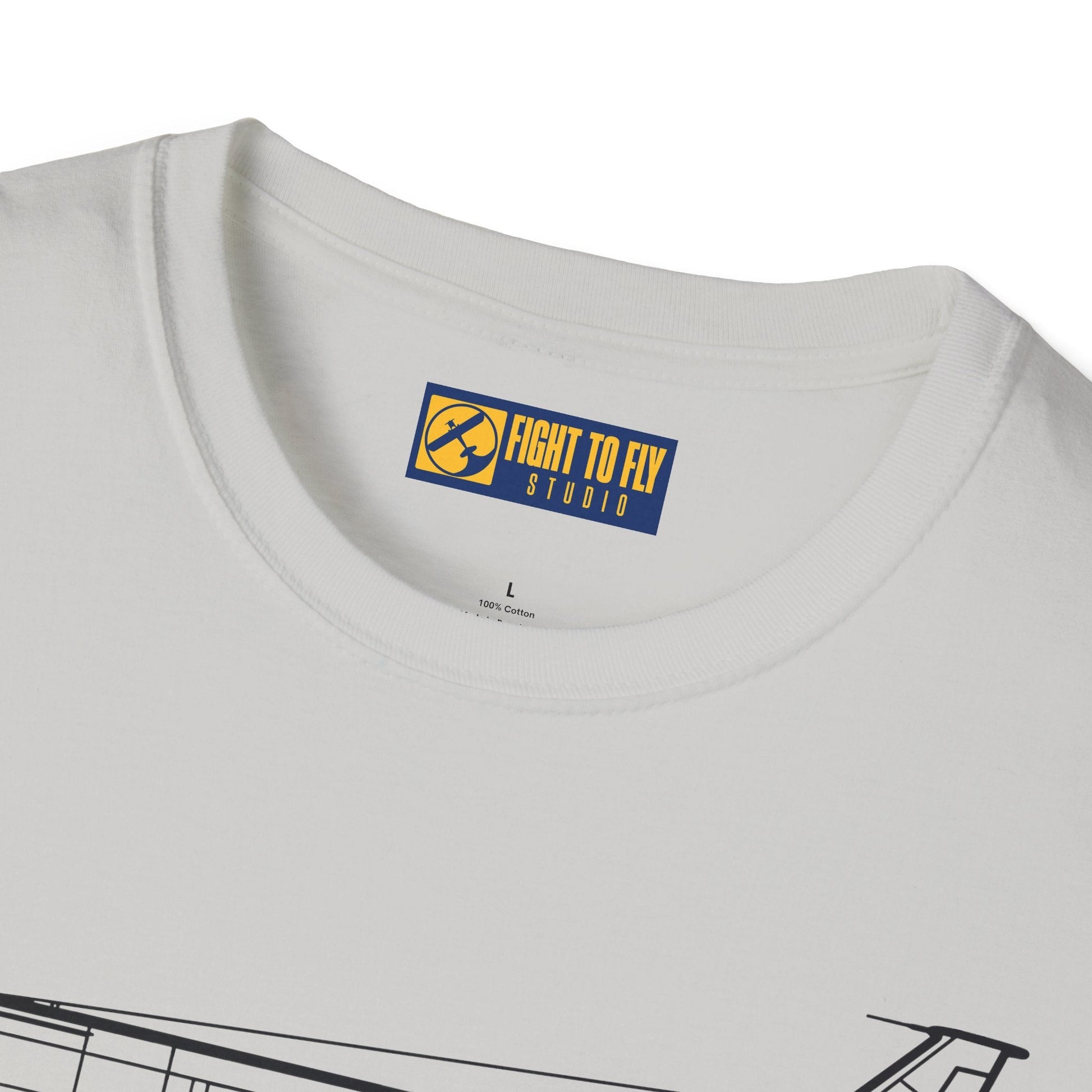 KC-135 T-Shirt – Stratotanker Refueling Jet Side Profile Aviation Tee - Pilot gifts - WWII warbird t-shirt
