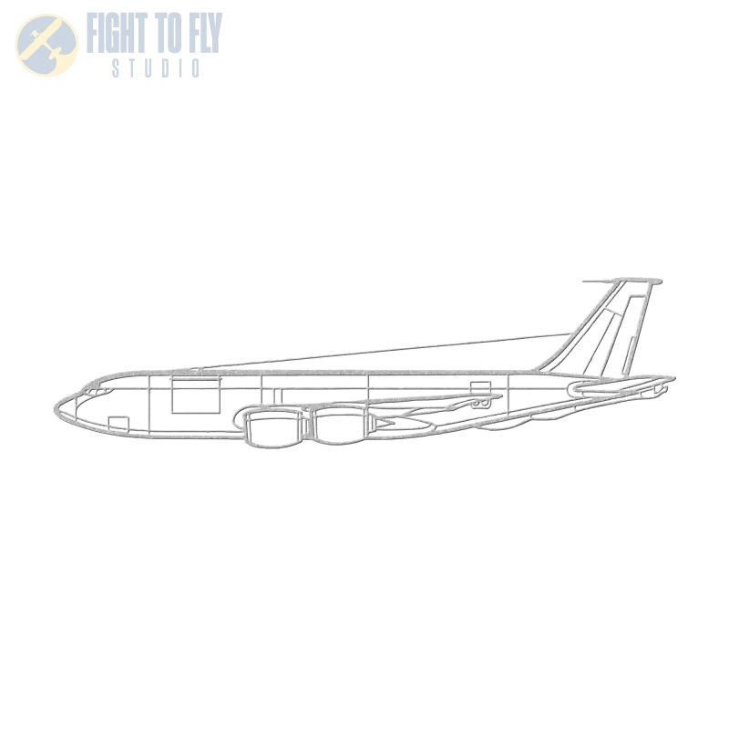 KC-135R Die Cut Metal Wall Art - Sign - Pilot gifts - WWII warbird t-shirt