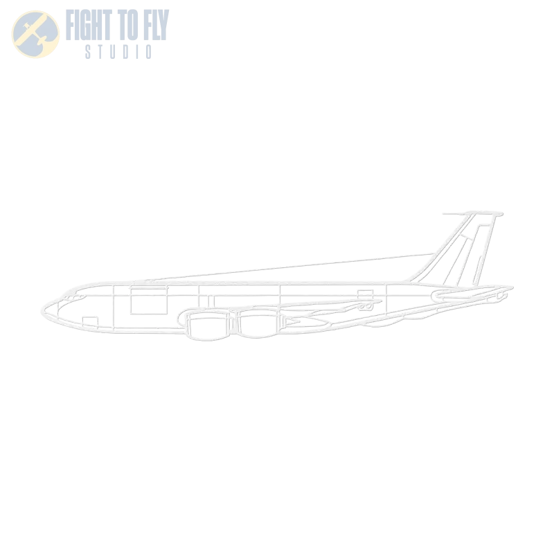 KC-135R Die Cut Metal Wall Art - Sign - Pilot gifts - WWII warbird t-shirt