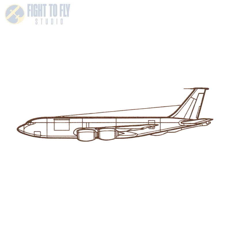 KC-135R Die Cut Metal Wall Art - Sign - Pilot gifts - WWII warbird t-shirt