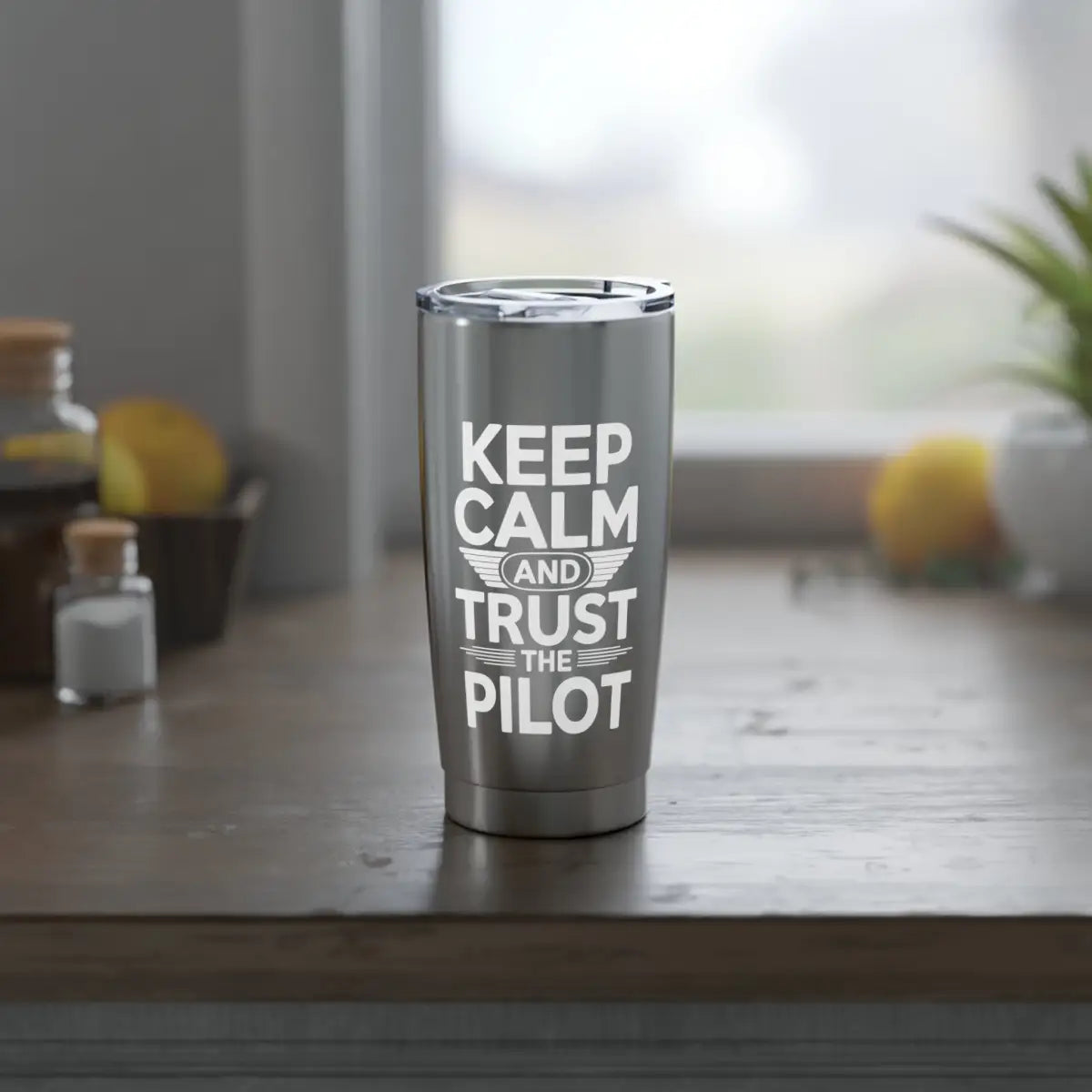 Keep Calm and Trust the Pilot - Mug - gifts - WWII warbird t-shirt